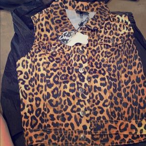 Sourpuss Leopard print Vest
